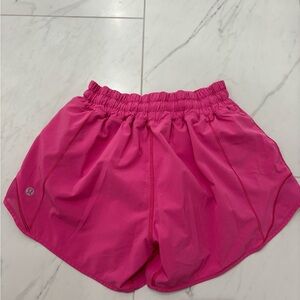 lululemon athletica Pink Athletic Shorts Lightweight Elastic Waist